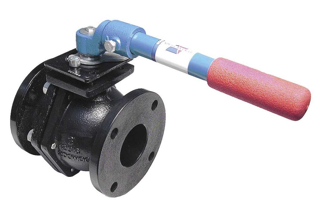 4000 Series valve with lower color saturation in the image