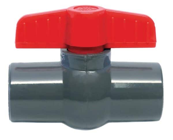 side view of P200 80 Molded-In-Place Ball Valve