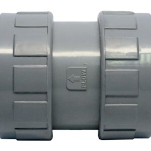 front view of P460UC CPVC True Union Ball Check Valve